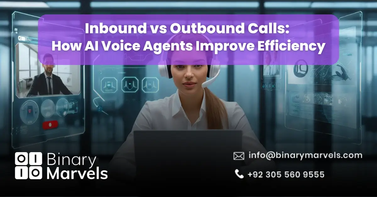 Inbound vs Outbound Calls How AI Voice Agents Improve Efficiency