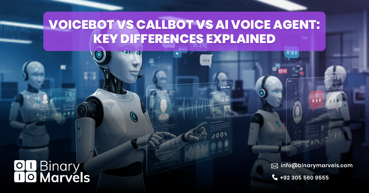 Voicebot vs Callbot vs AI Voice Agent