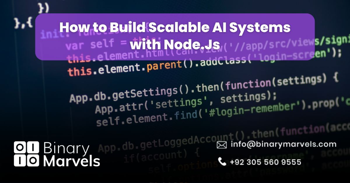How to Build Scalable AI Systems with Node.Js