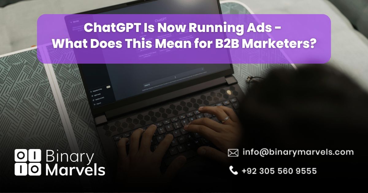 ChatGPT Is Now Running Ads