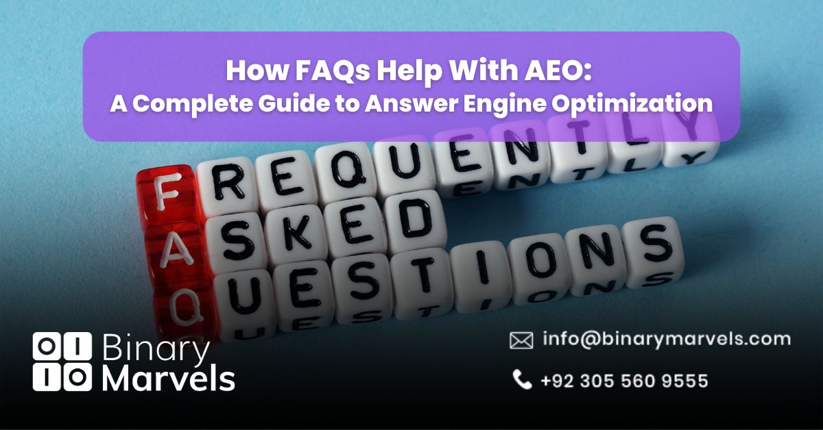 How FAQs Help With AEO