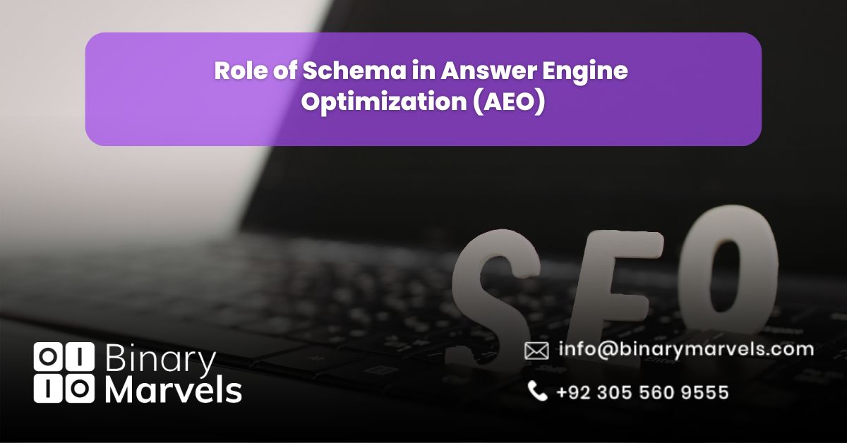 Role of Schema in AEO