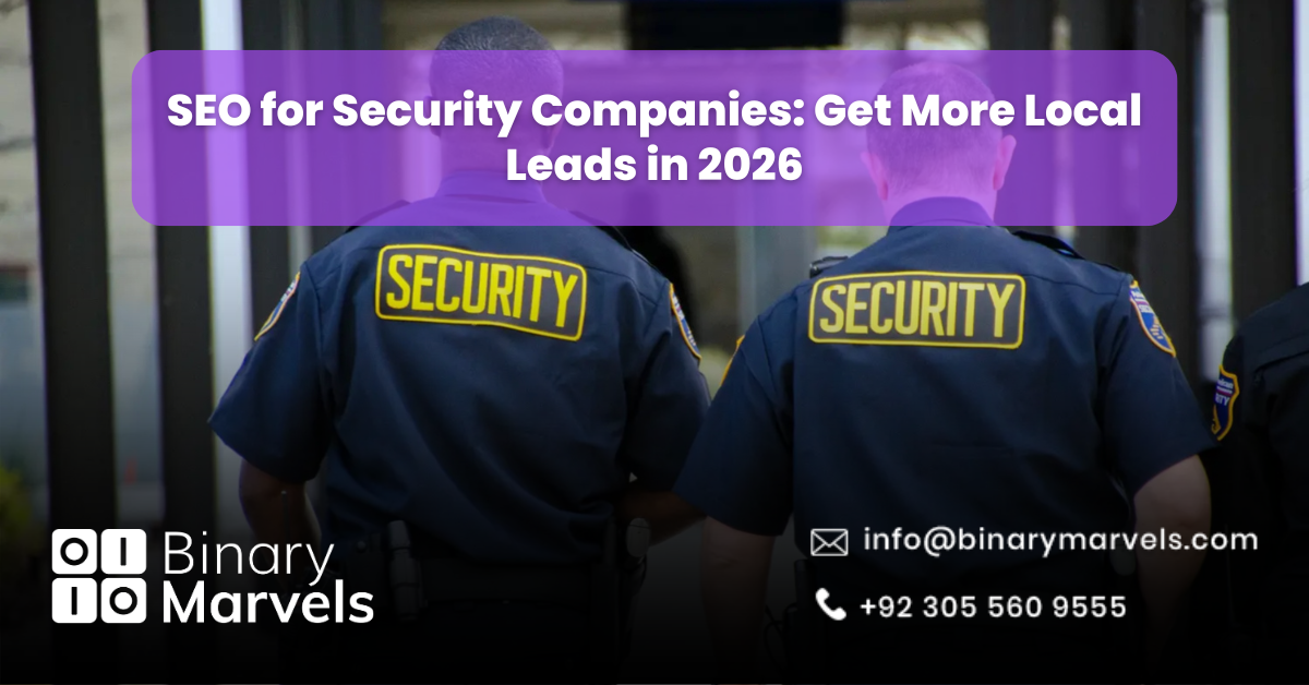SEO for Security Companies