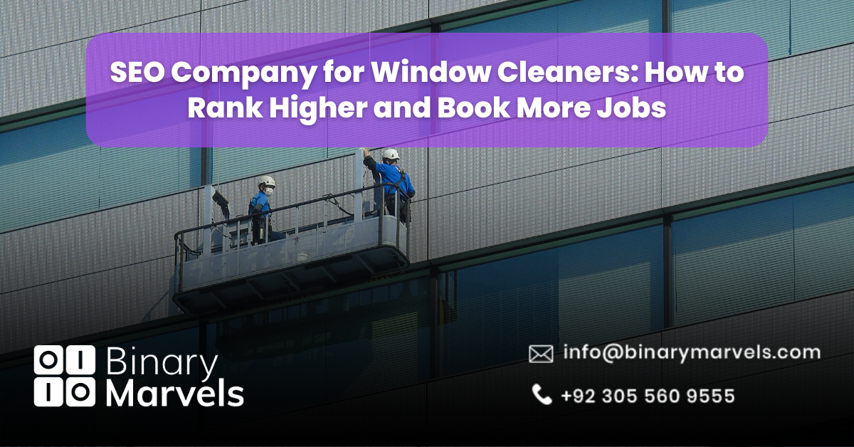 SEO Company for Window Cleaners