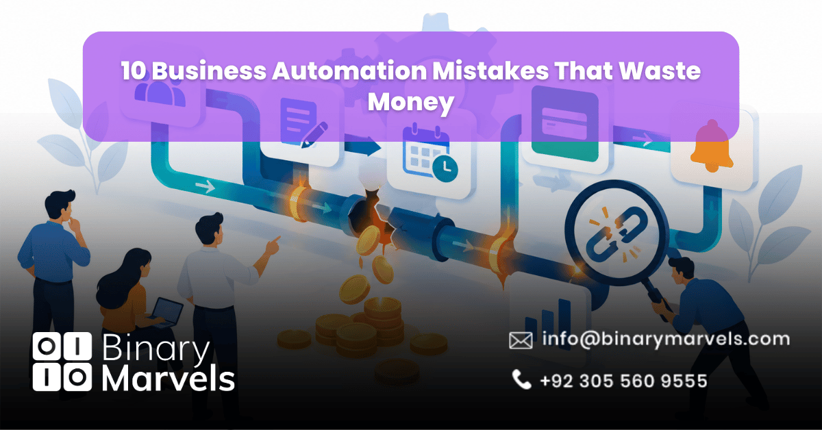 10 Business Automation Mistakes That Waste Money
